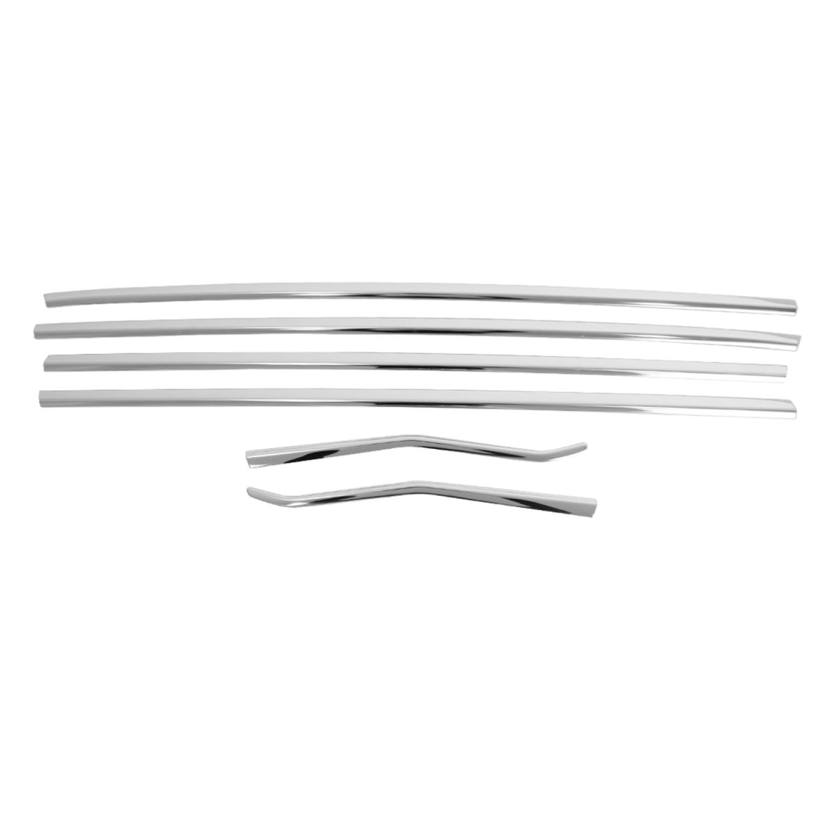 Honda Civic Window Trim - Omac - S.Steel - Gloss Silver - 2021